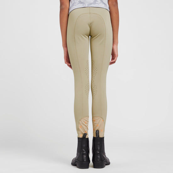 Young Rider Thompson Knee Patch Breeches Beige
