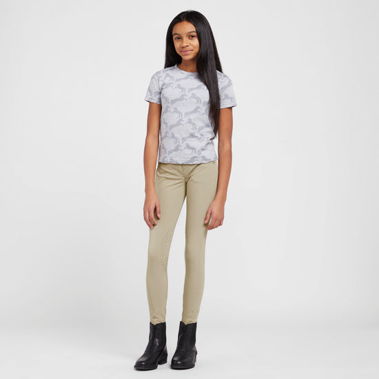 Young Rider Thompson Knee Patch Breeches Beige