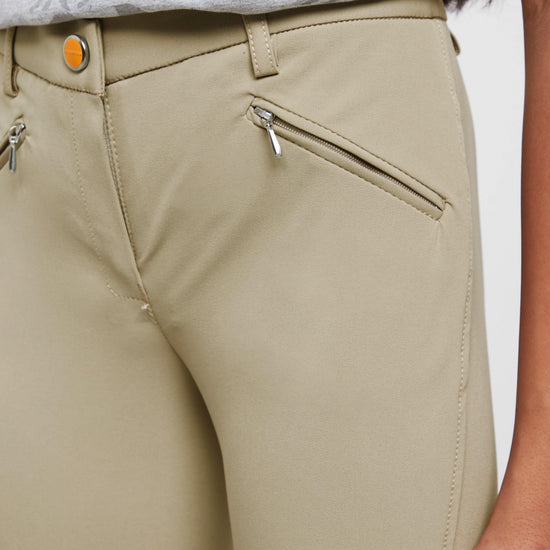 Young Rider Thompson Knee Patch Breeches Beige