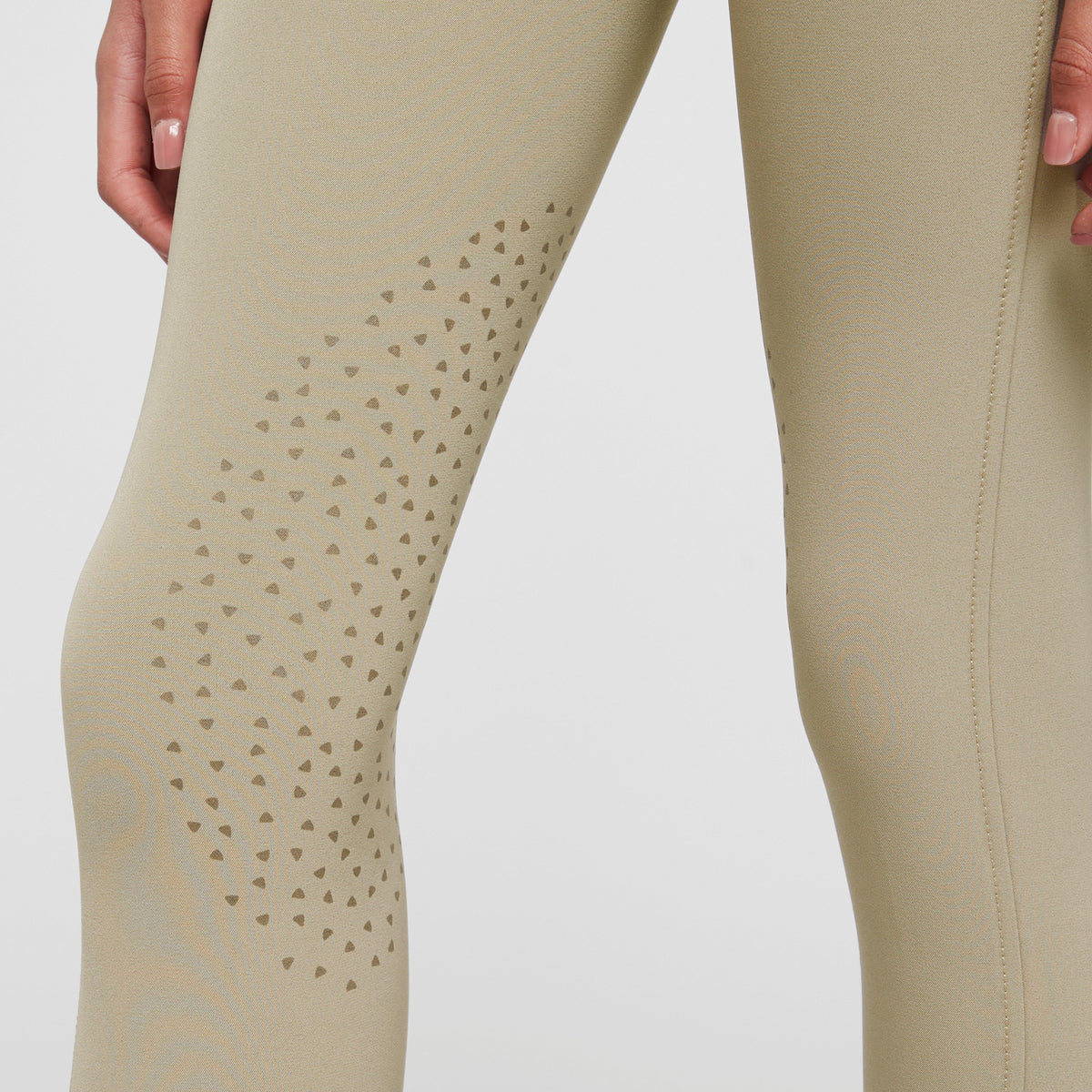 Young Rider Thompson Knee Patch Breeches Beige