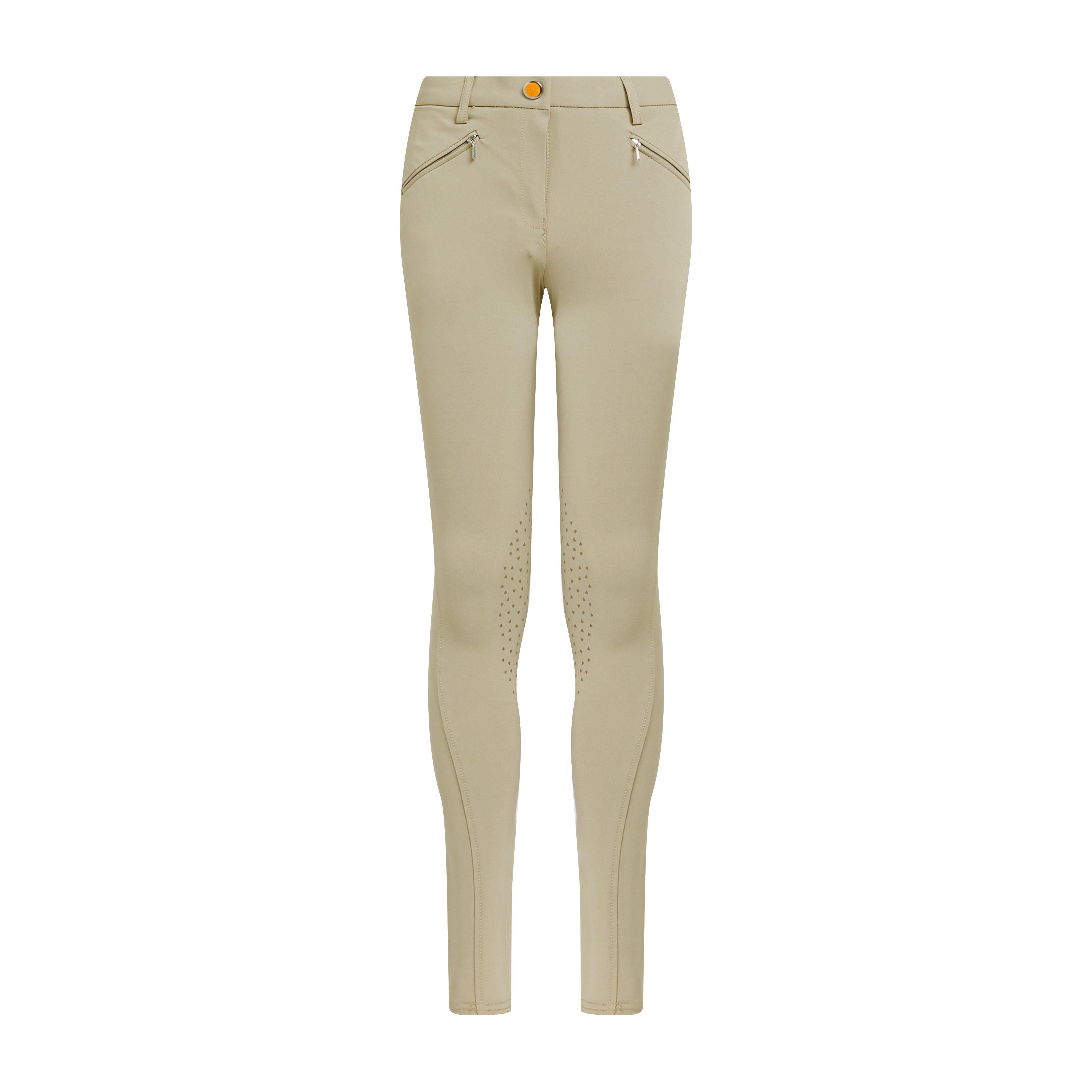 Young Rider Thompson Knee Patch Breeches Beige