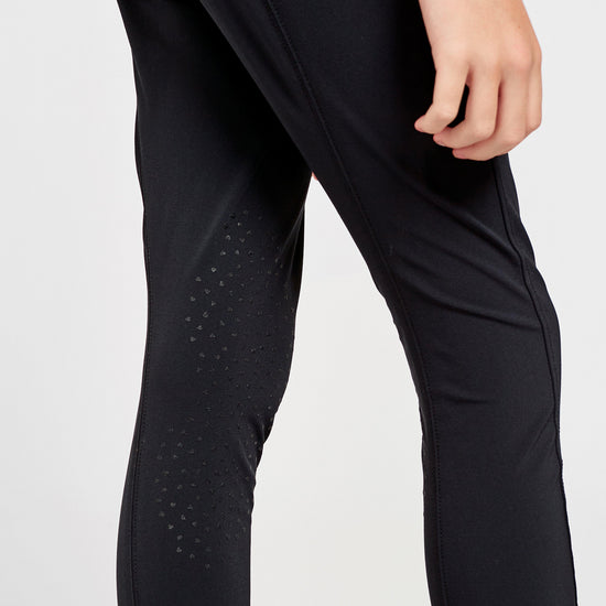 Young Rider Thompson Knee Patch Breeches Black
