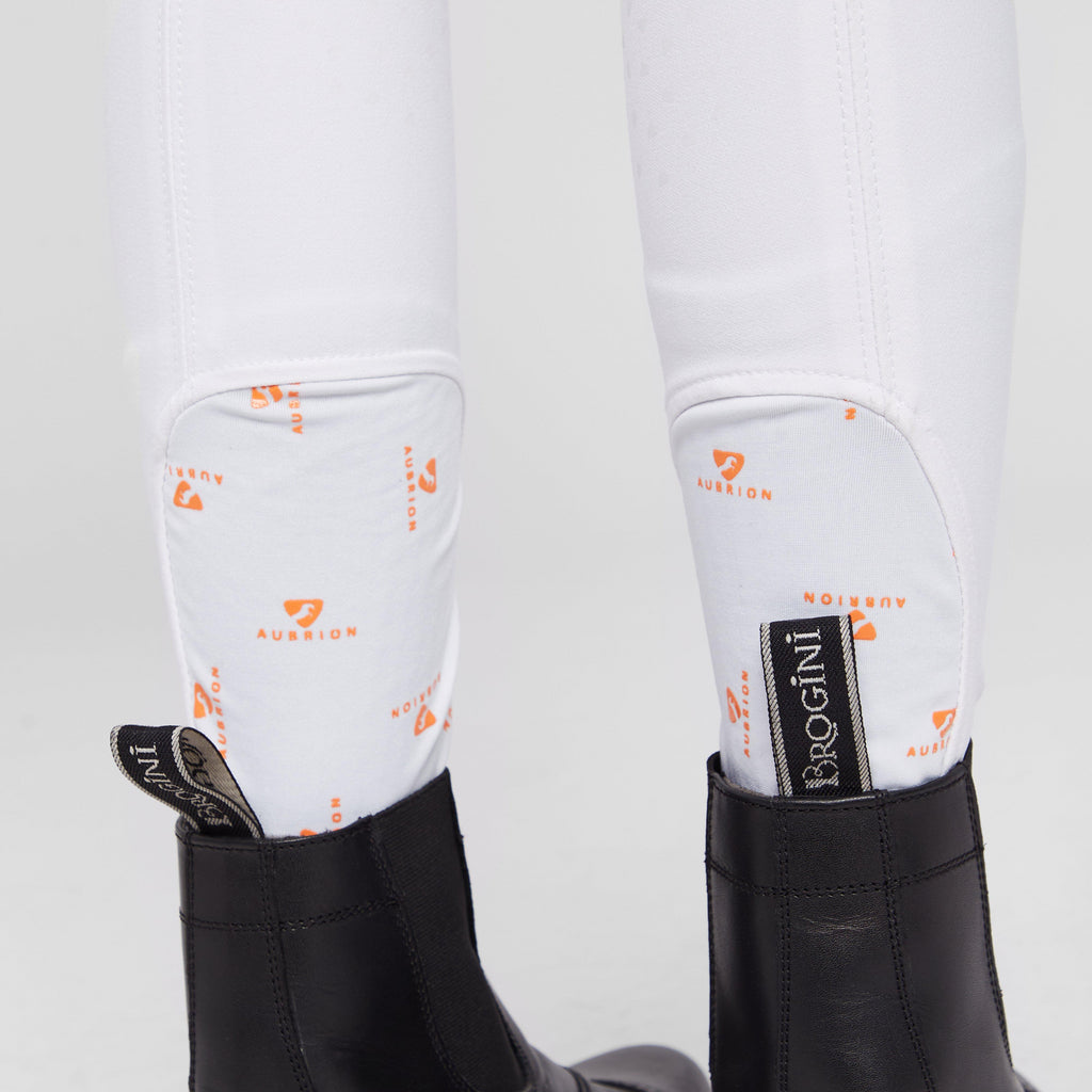 Young Rider Thompson Knee Patch Breeches White