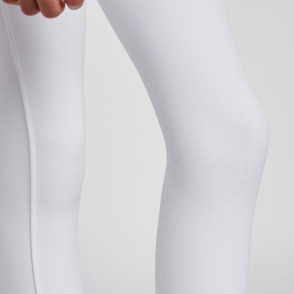 Young Rider Thompson Knee Patch Breeches White