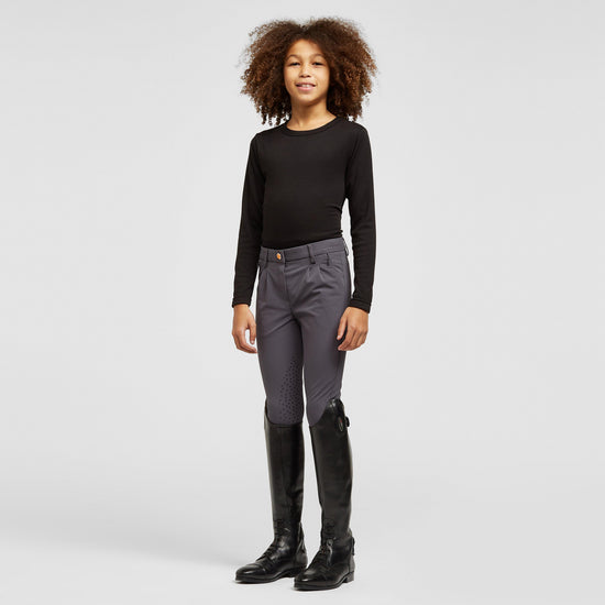 Boys Walton Knee Patch Breeches Grey