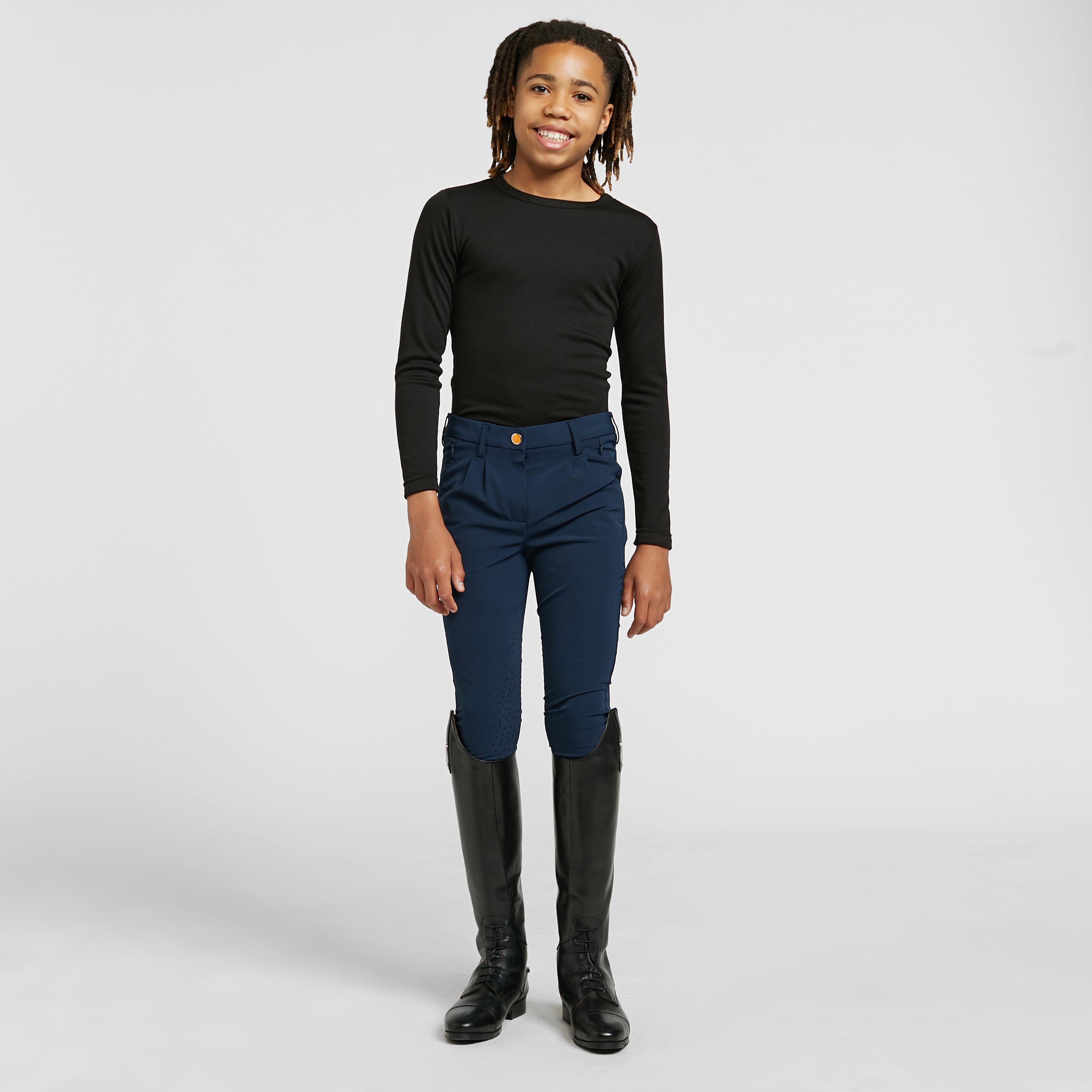 Aubrion Boys Walton Knee Patch Breeches Navy