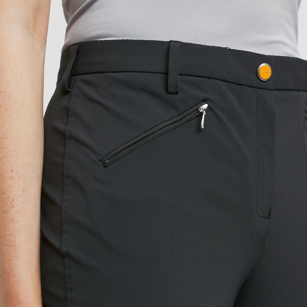 Womens Thompson Knee Patch Breeches Black