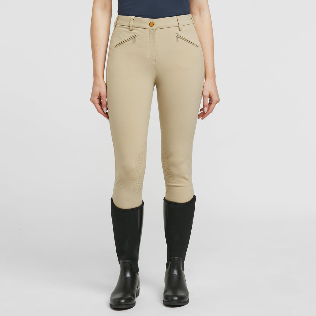 Womens Thompson Knee Patch Breeches Beige