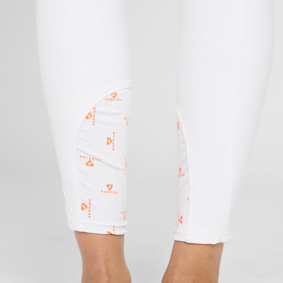 Womens Thompson Knee Patch Breeches White