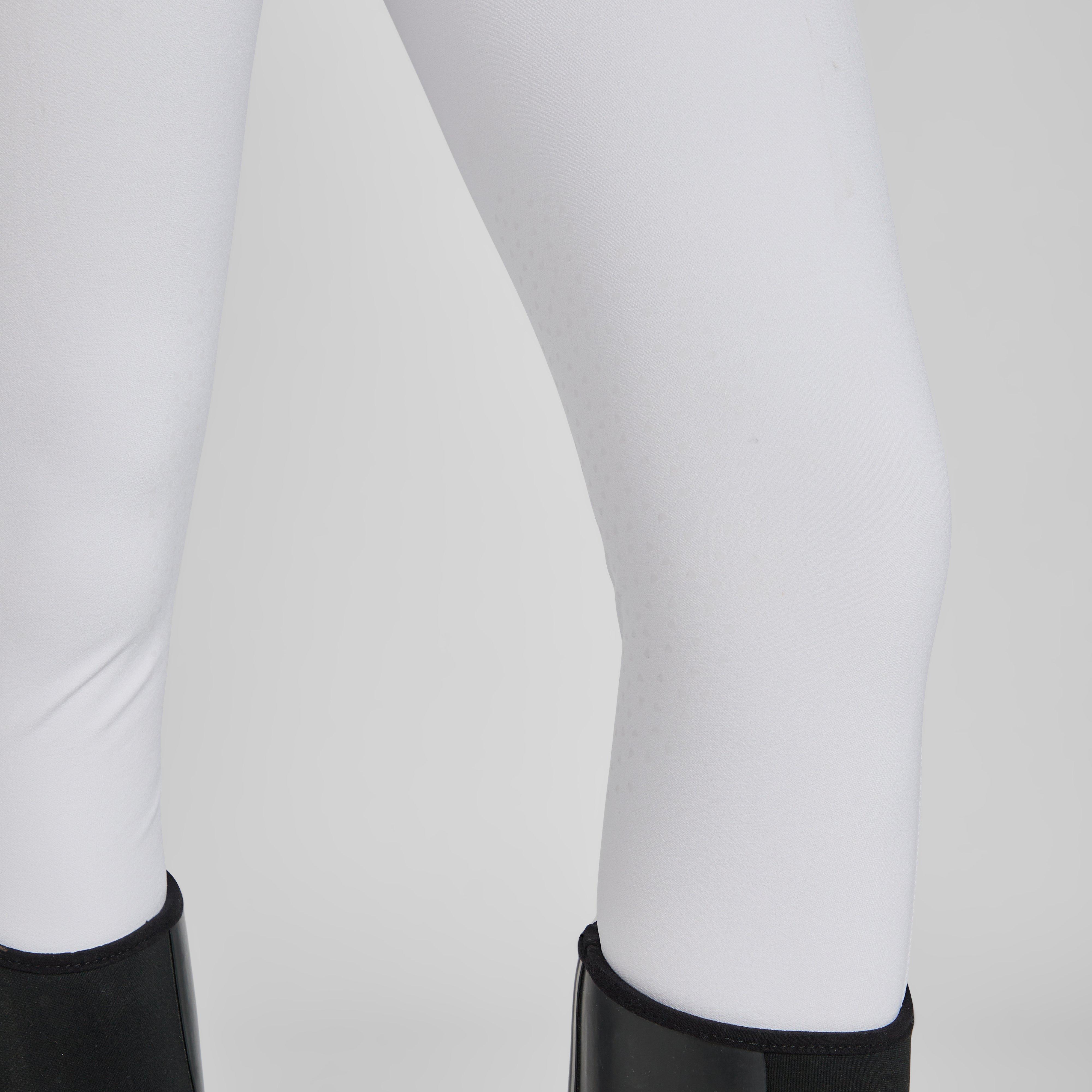 Womens Thompson Knee Patch Breeches White