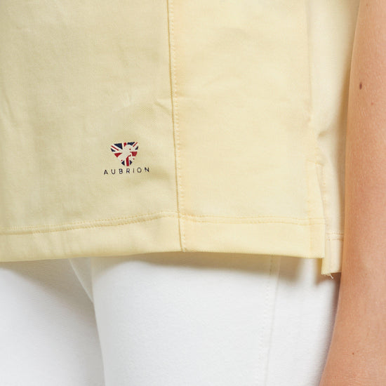 Child Short Sleeve Tie Shirt Yelllow