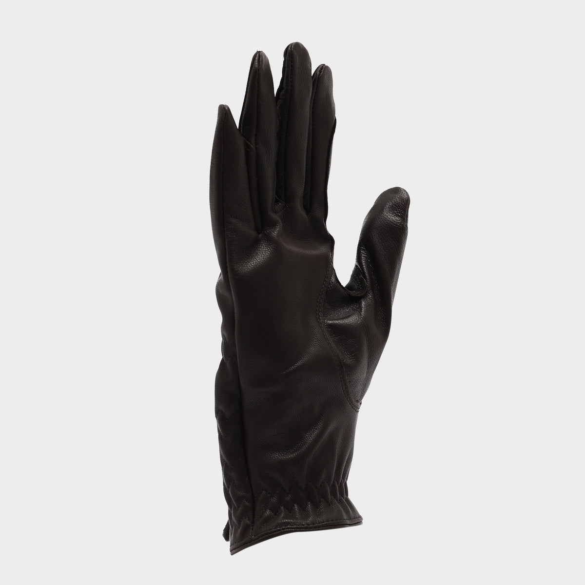 Leather Riding Gloves Black