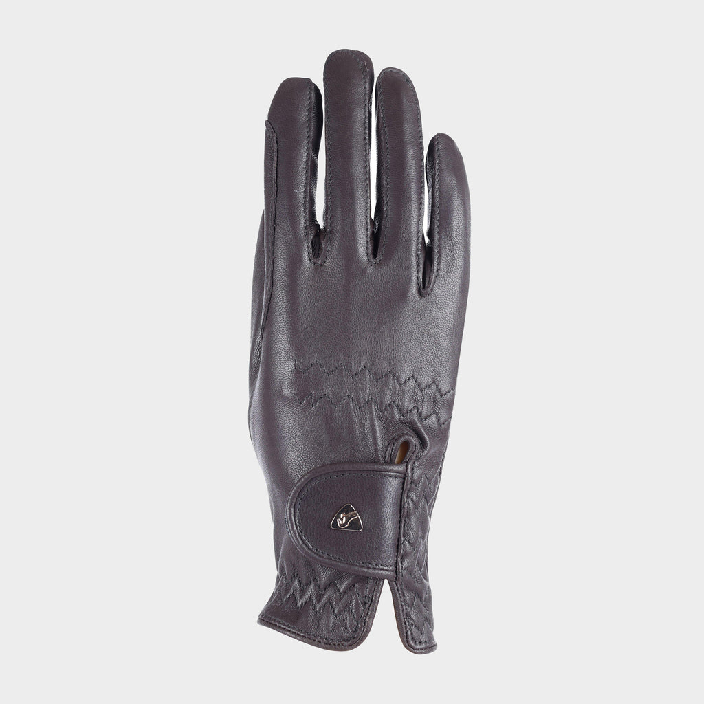 Leather Riding Gloves Brown