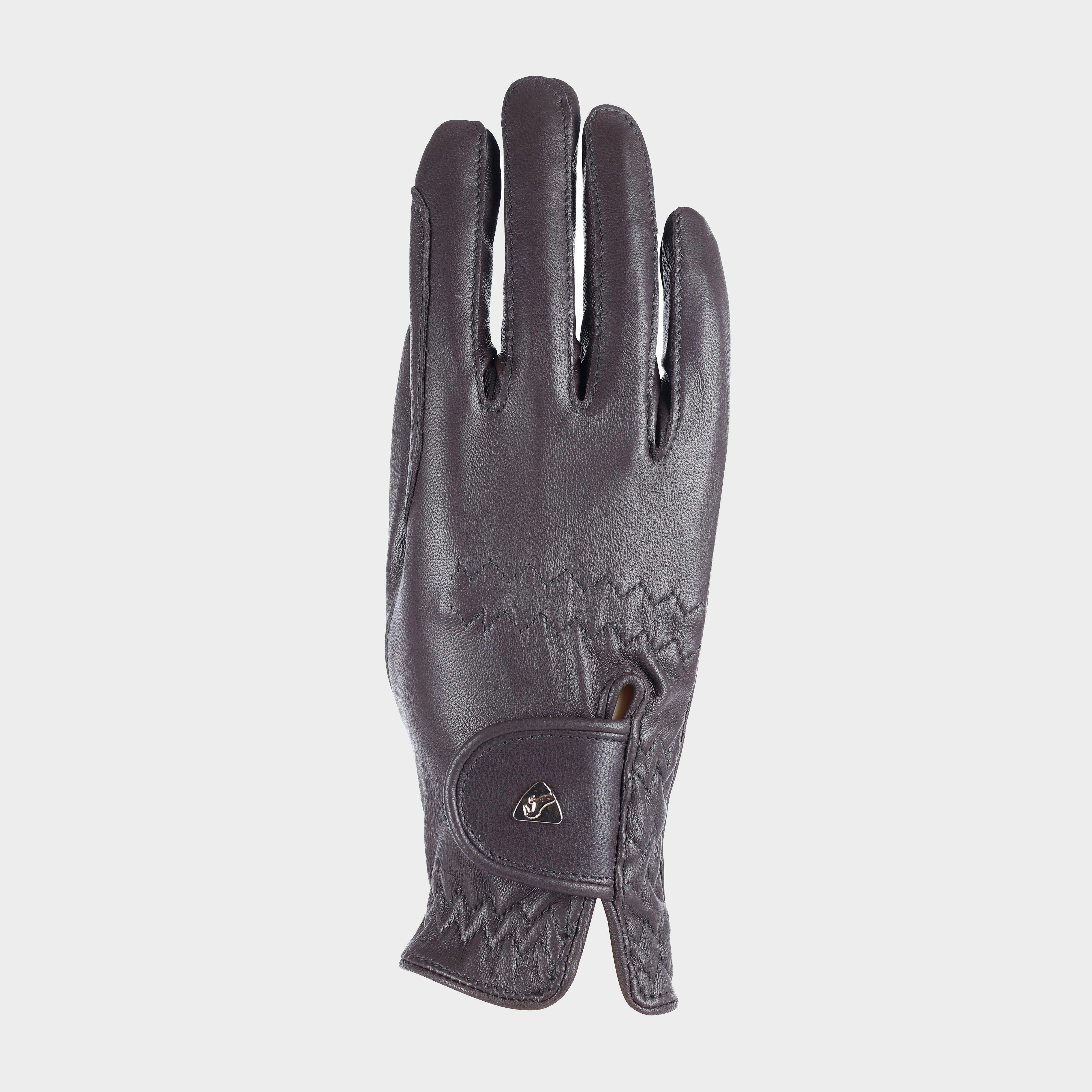 Leather Riding Gloves Brown