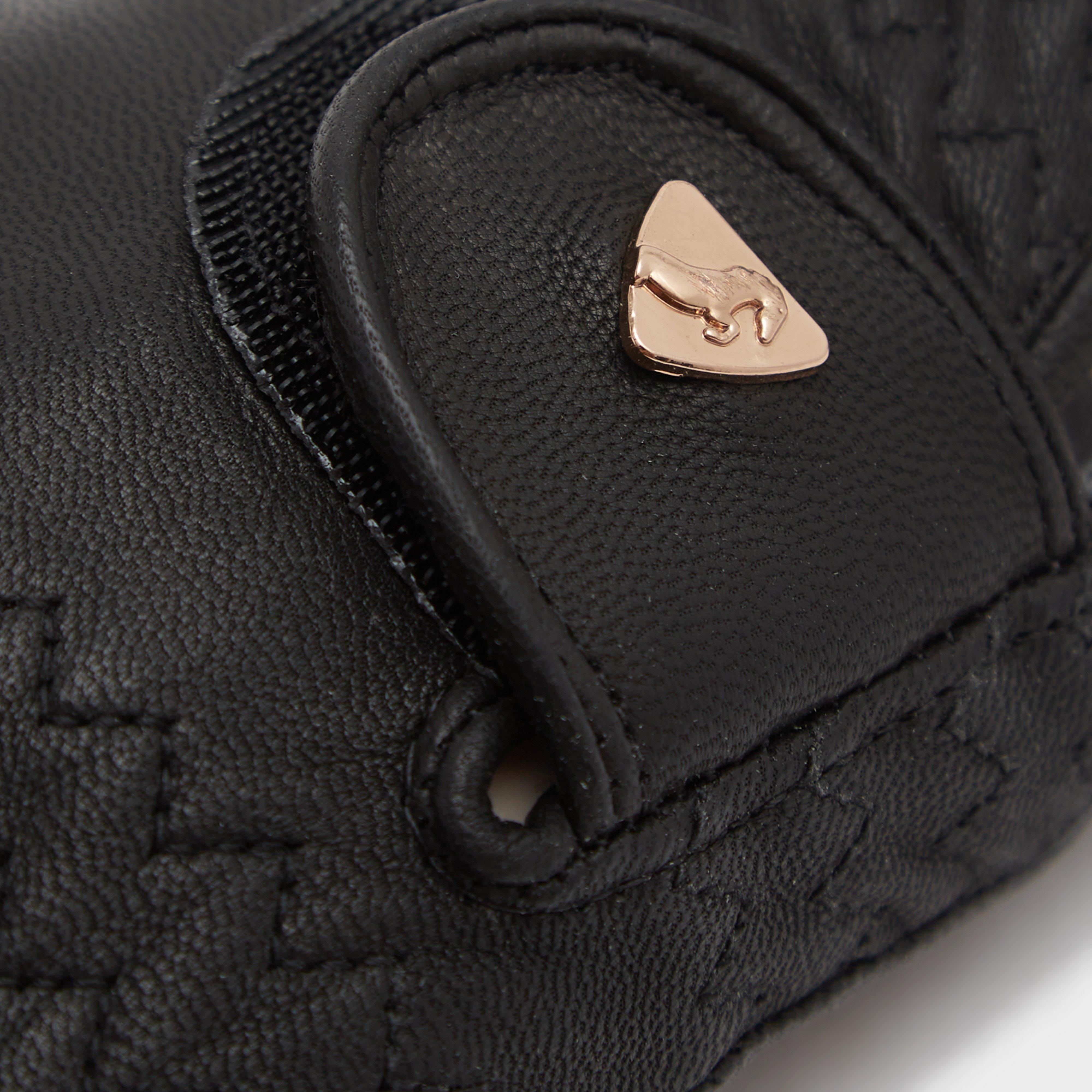 Child Leather Riding Gloves Black