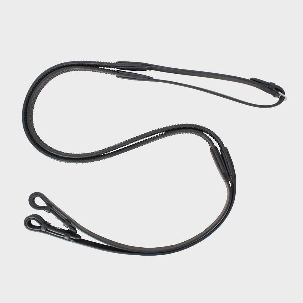 GARA Soft Rubber Grip Reins Black