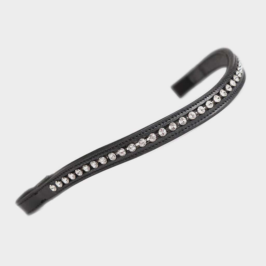 GARA Large Diamante Browband Black/Clear