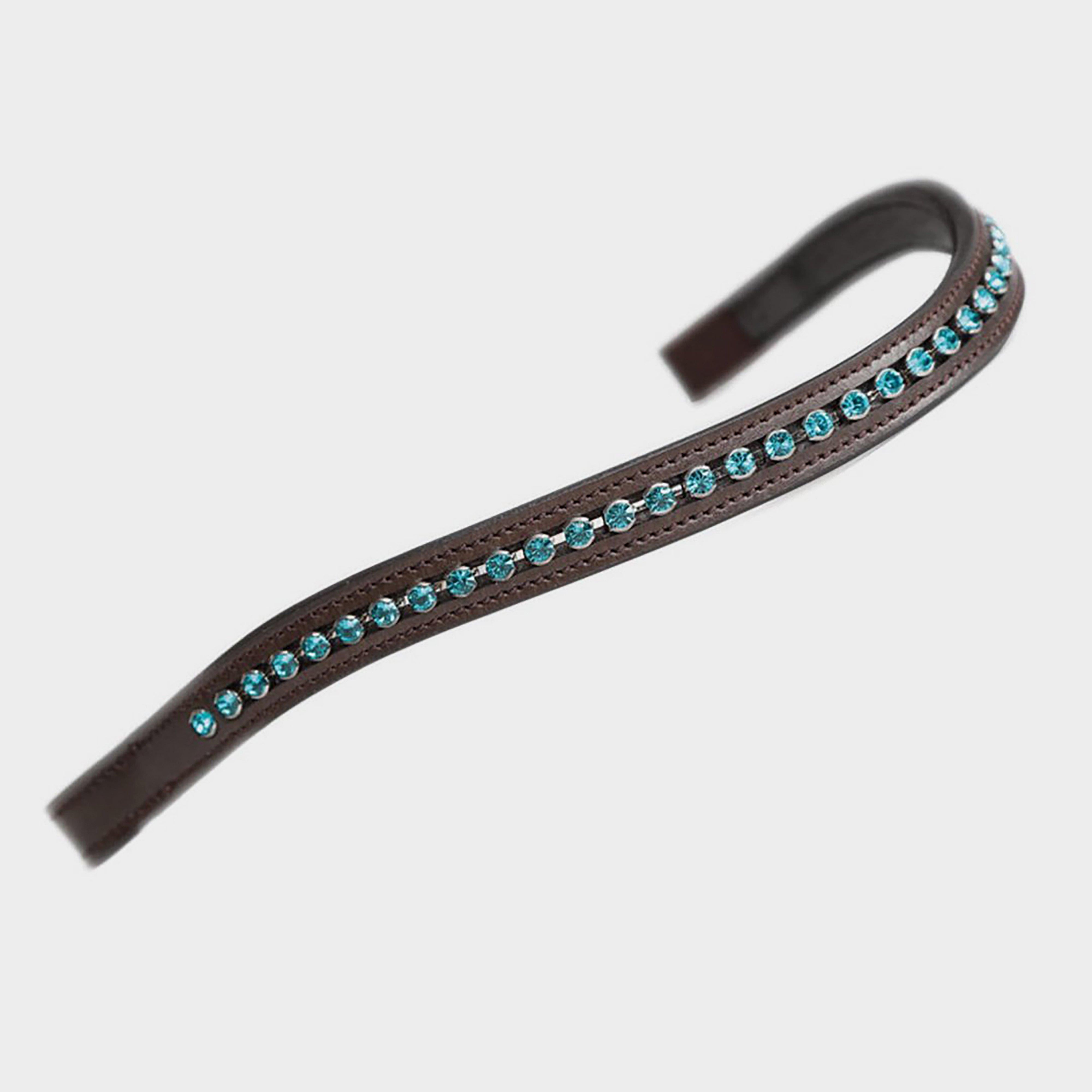 GARA Large Diamante Browband Havana/Green