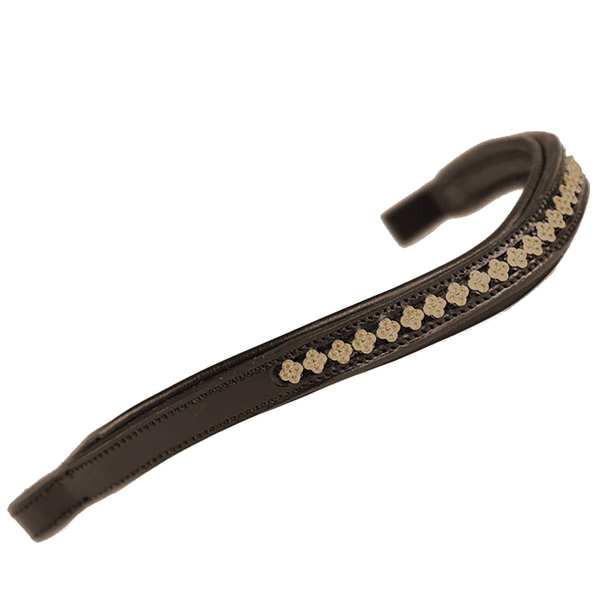 GARA Floral Diamante Browband Havana