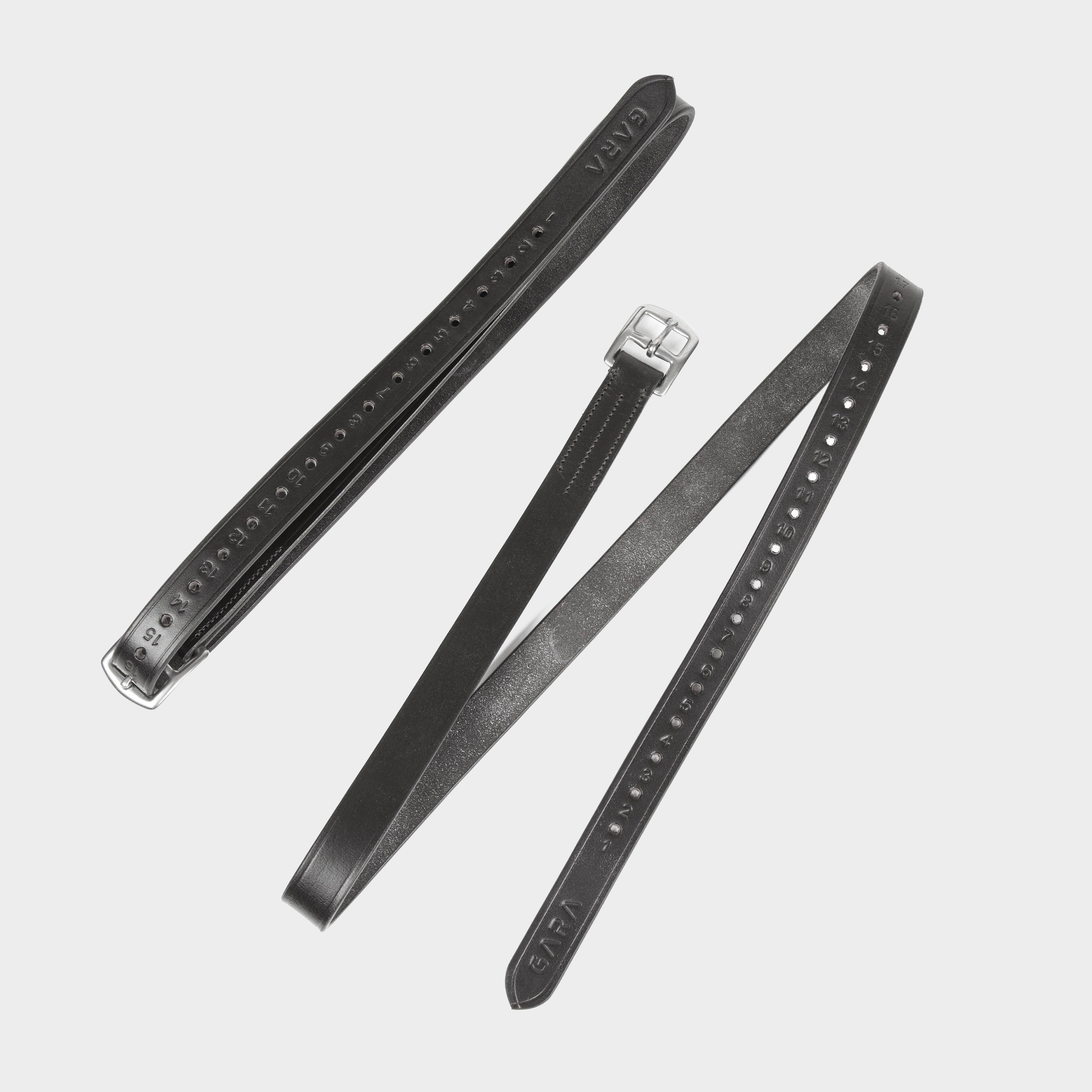 GARA Stirrup Leathers Black