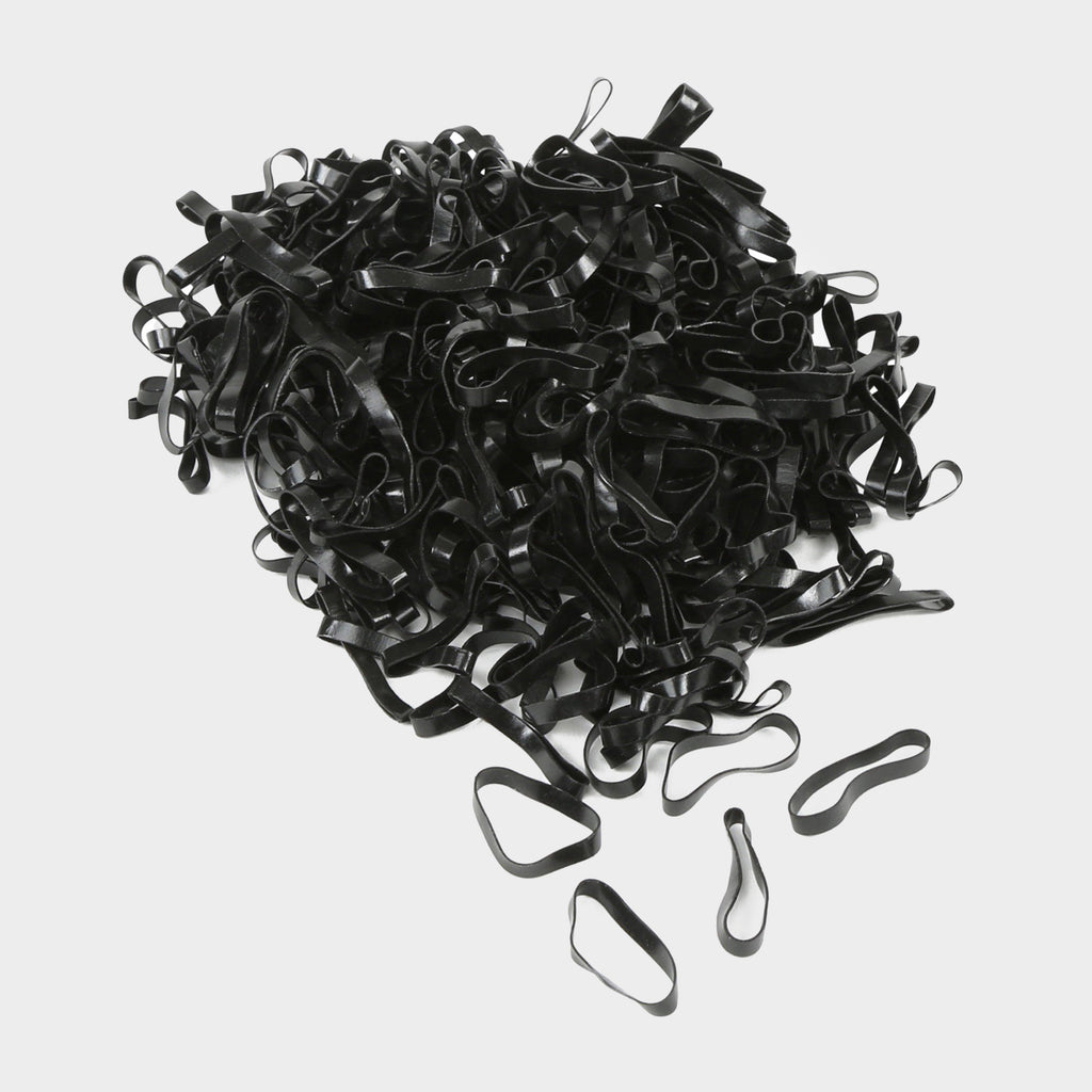 Silicone Plaiting Bands Black