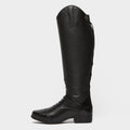 Womens Gianna Leather Field Riding Boots Black