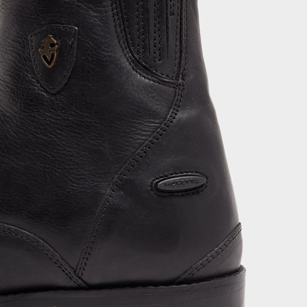 Womens Viviana Zip Paddock Boots Black