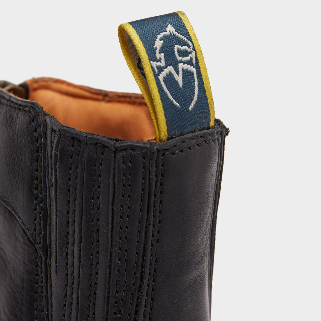 Womens Viviana Zip Paddock Boots Black