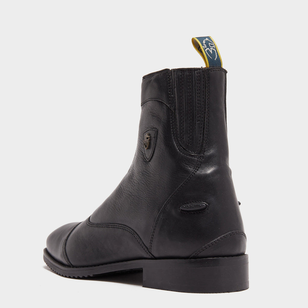 Womens Viviana Zip Paddock Boots Black