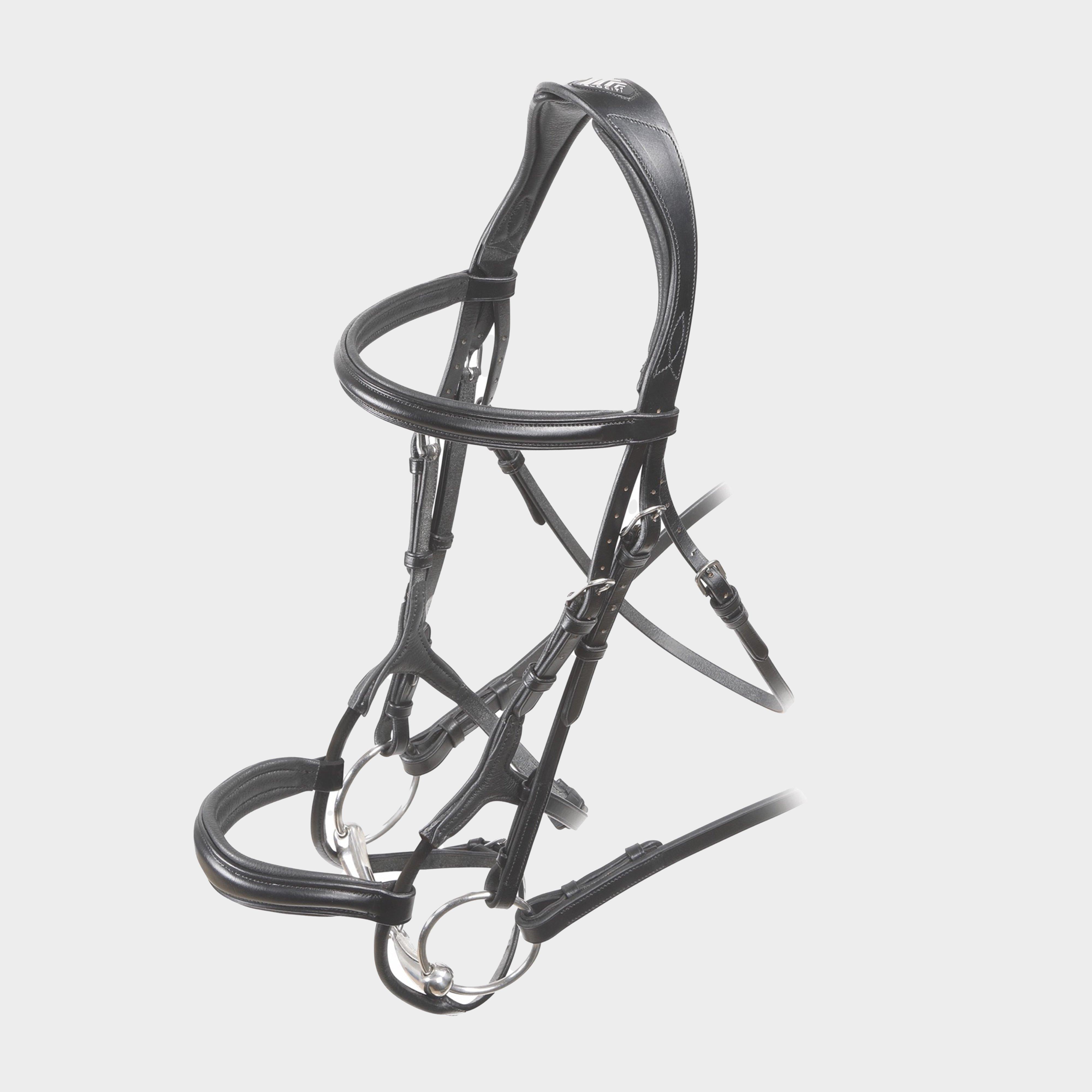 Rolled Padded Cavesson Bridle Black