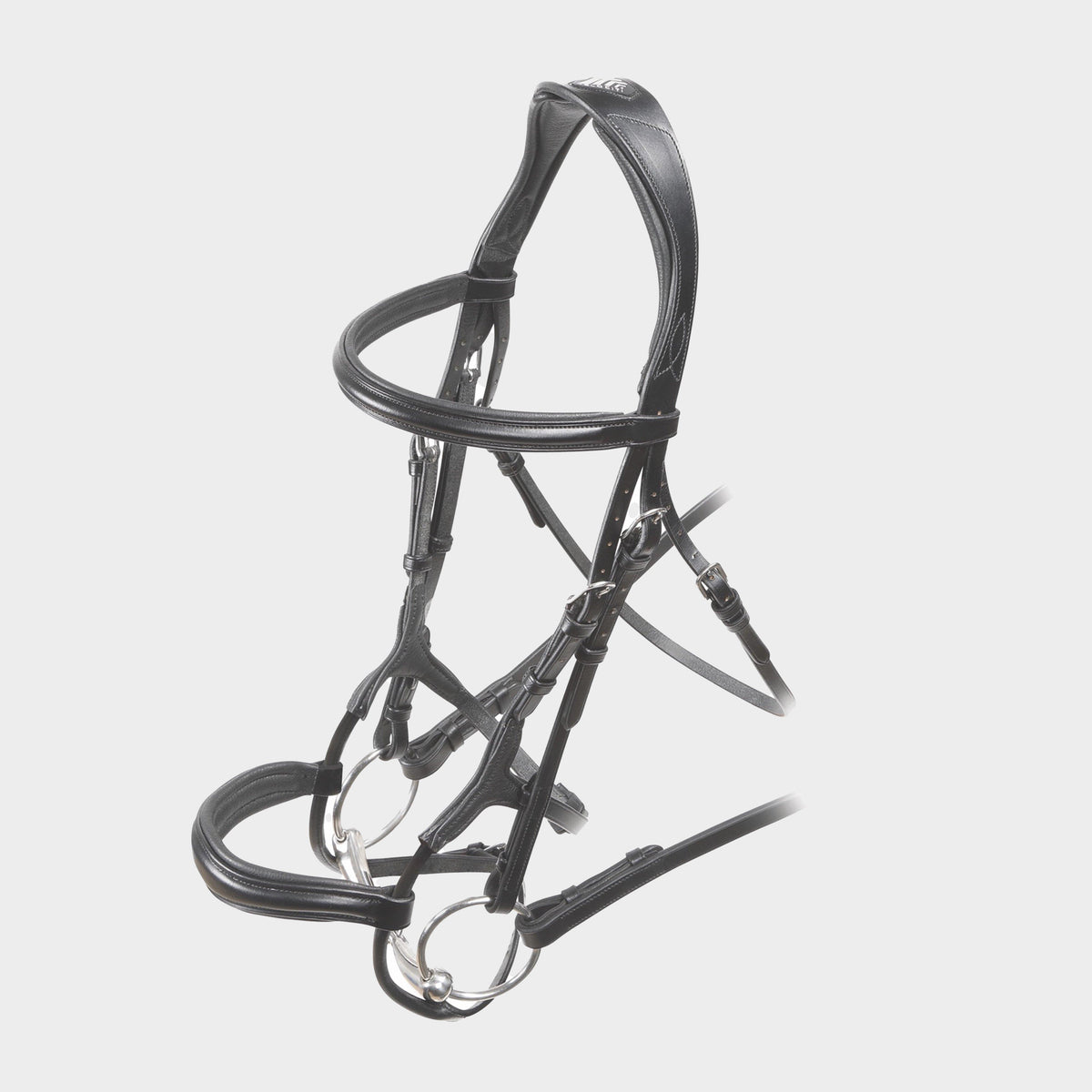 Rolled Padded Cavesson Bridle Havana