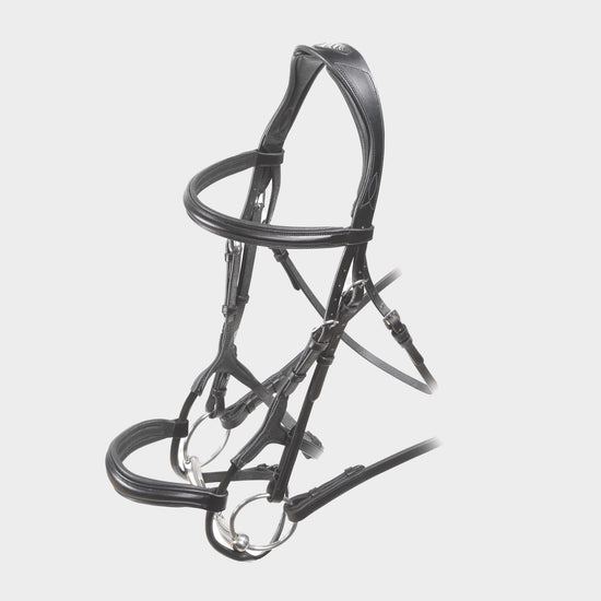 Rolled Padded Cavesson Bridle Havana