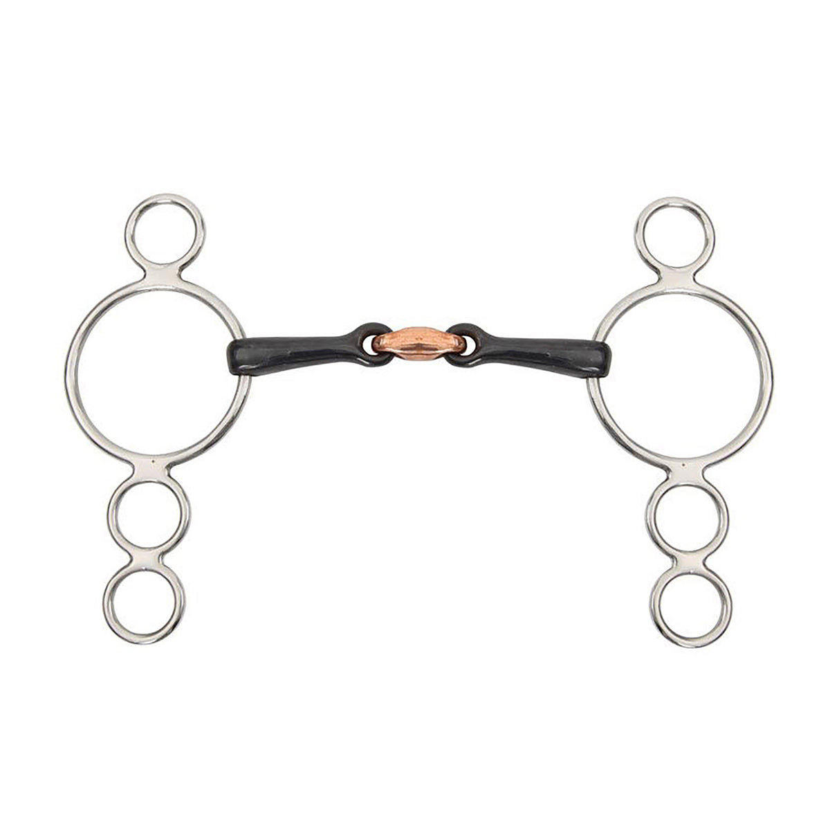 Copper Lozenge Sweet Iron Three Ring Dutch Gag