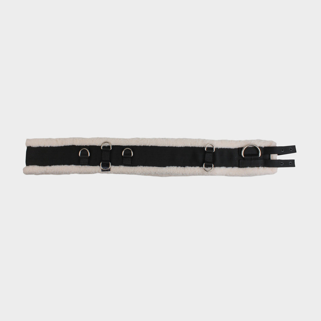 Nylon Fleece Lined Lunge Roller Black