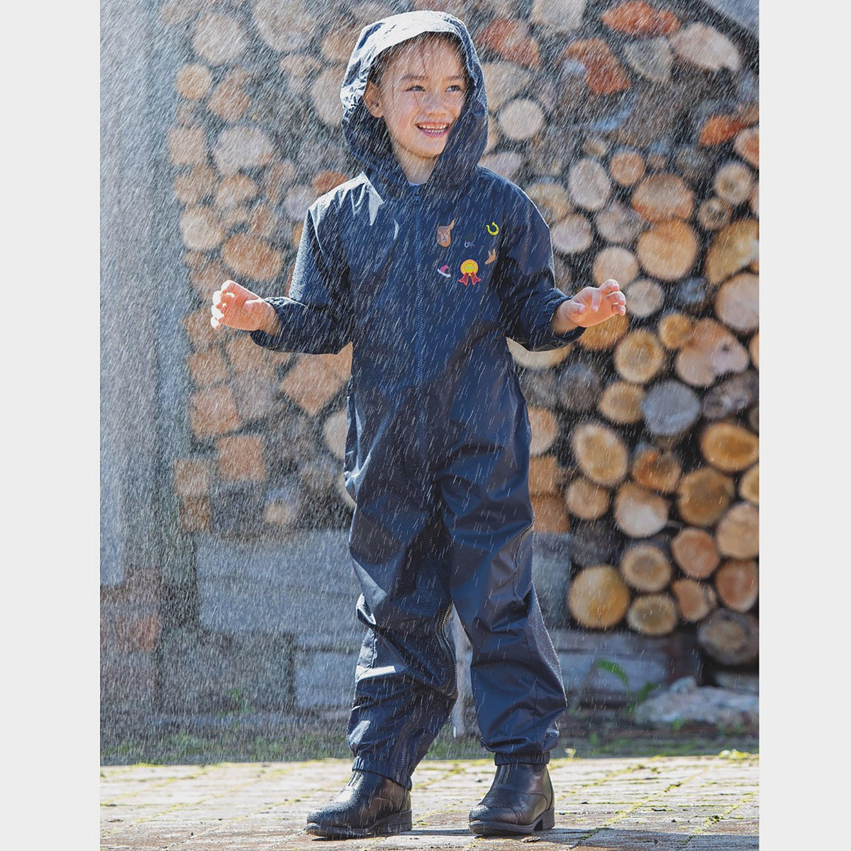 Tikaboo Childs Waterproof Suit Navy