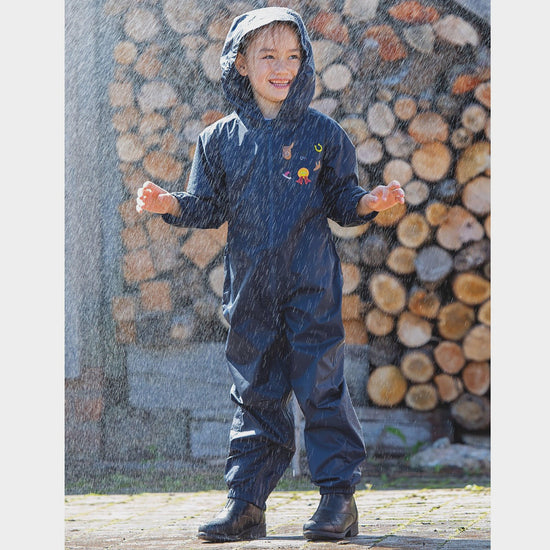 Tikaboo Childs Waterproof Suit Navy