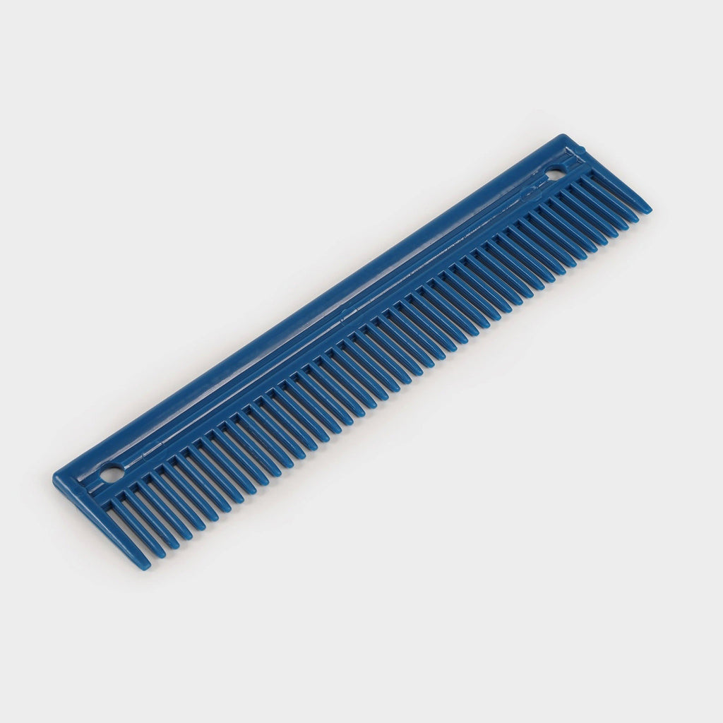 Giant Plastic Mane Comb Blue