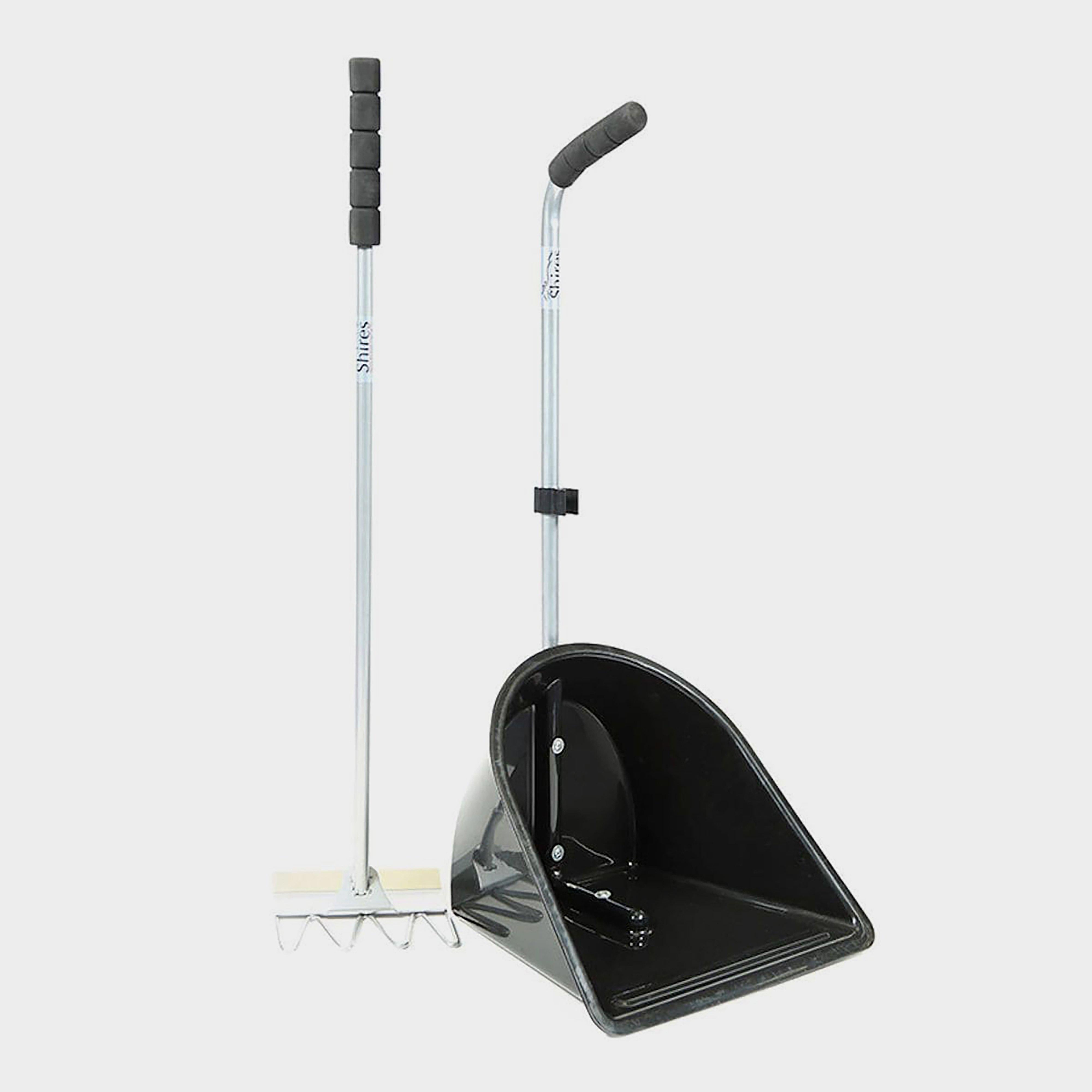Shires Manure Scoop Tall Handle Black