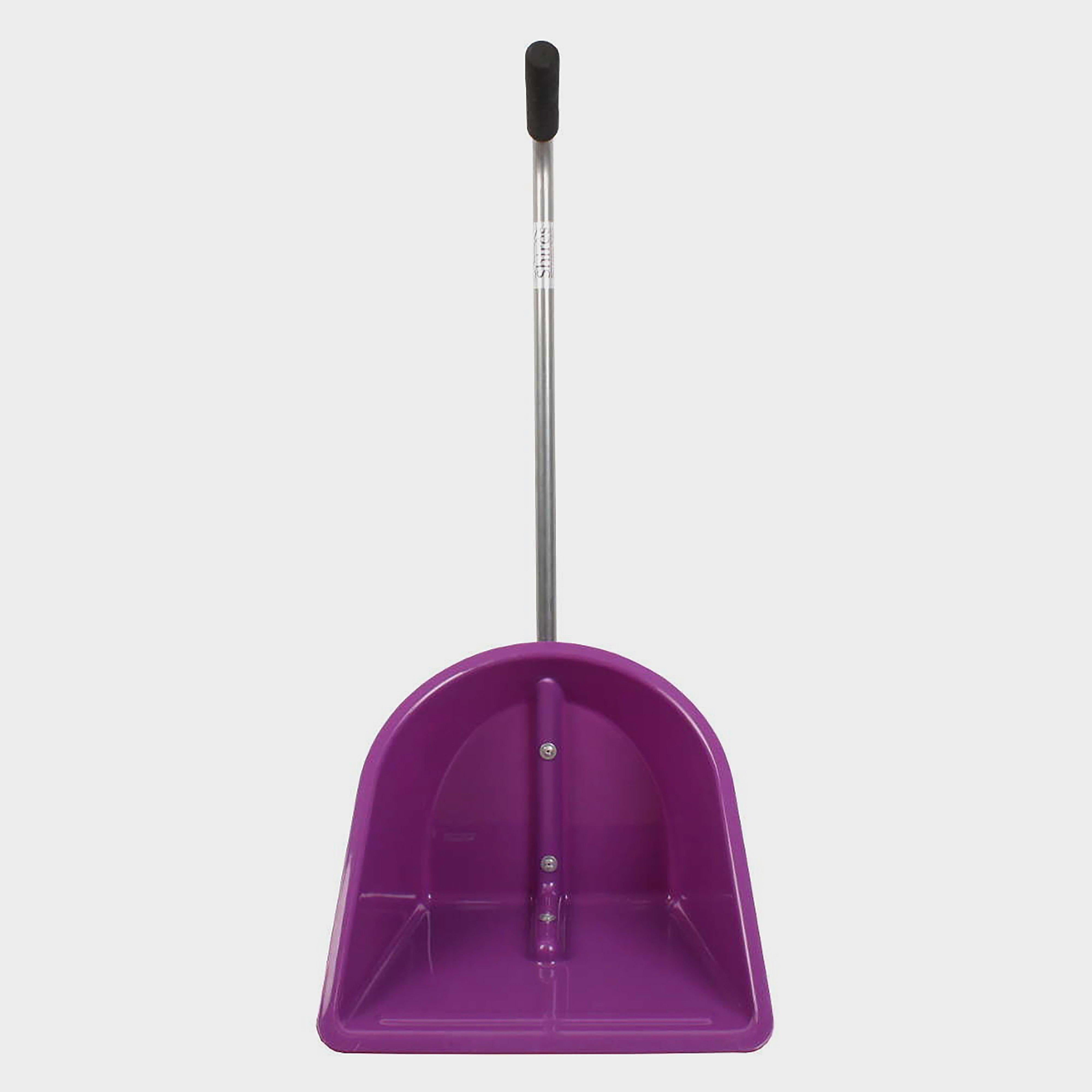 Shires Manure Scoop Tall Handle Purple