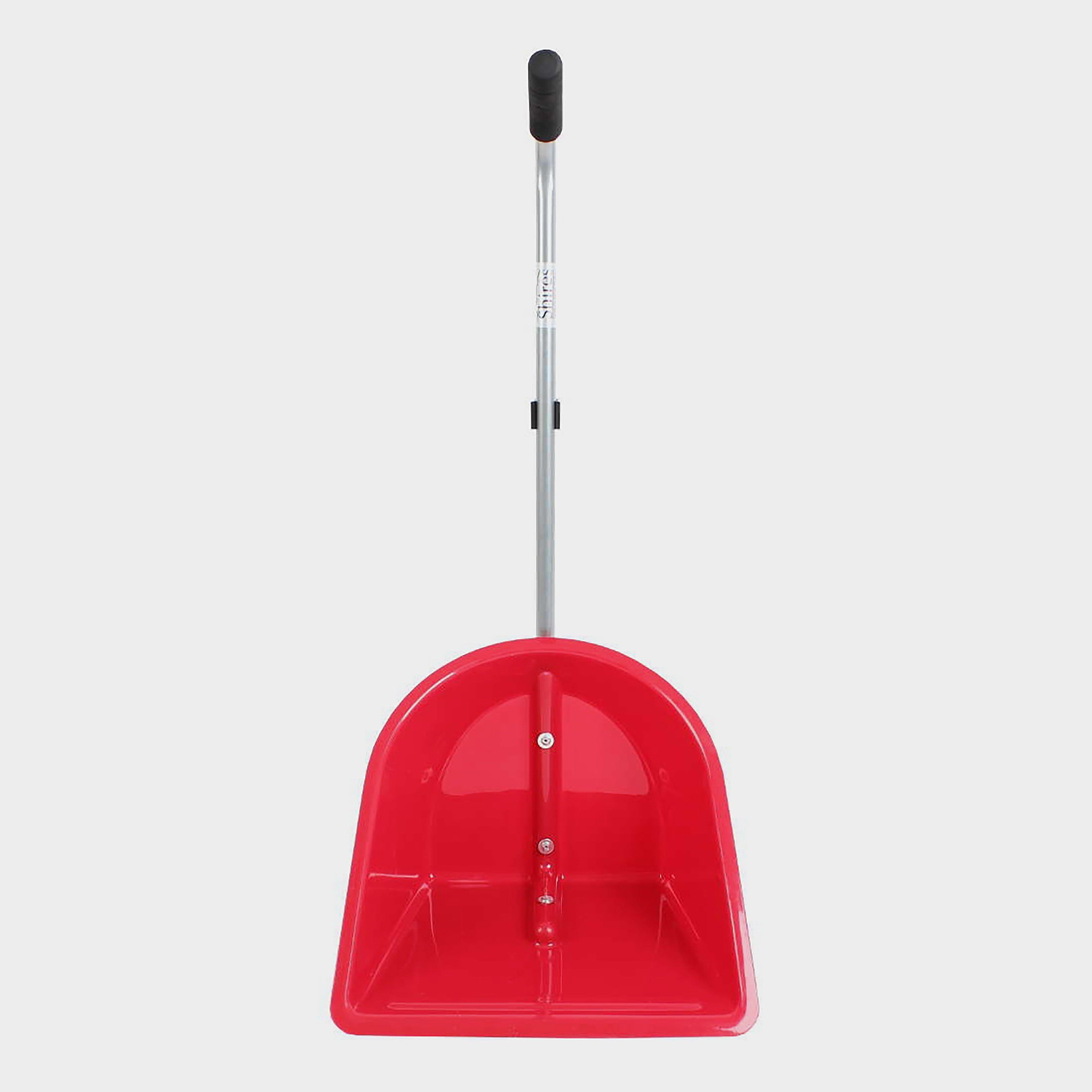 Shires Manure Scoop Tall Handle Red