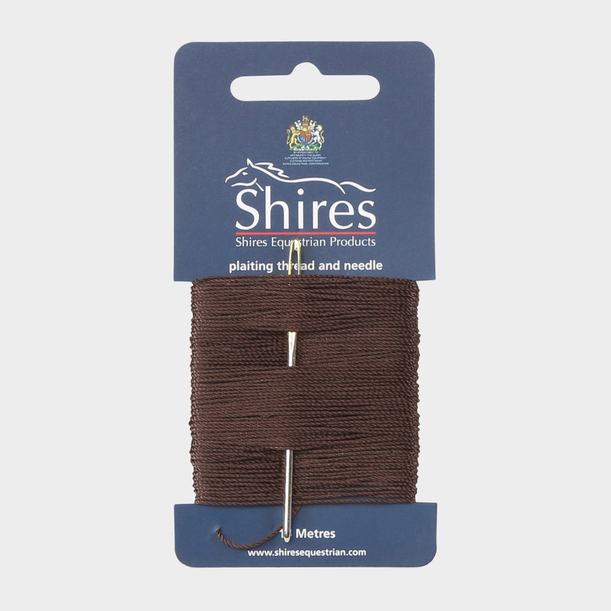 Plaiting Thread Card Brown