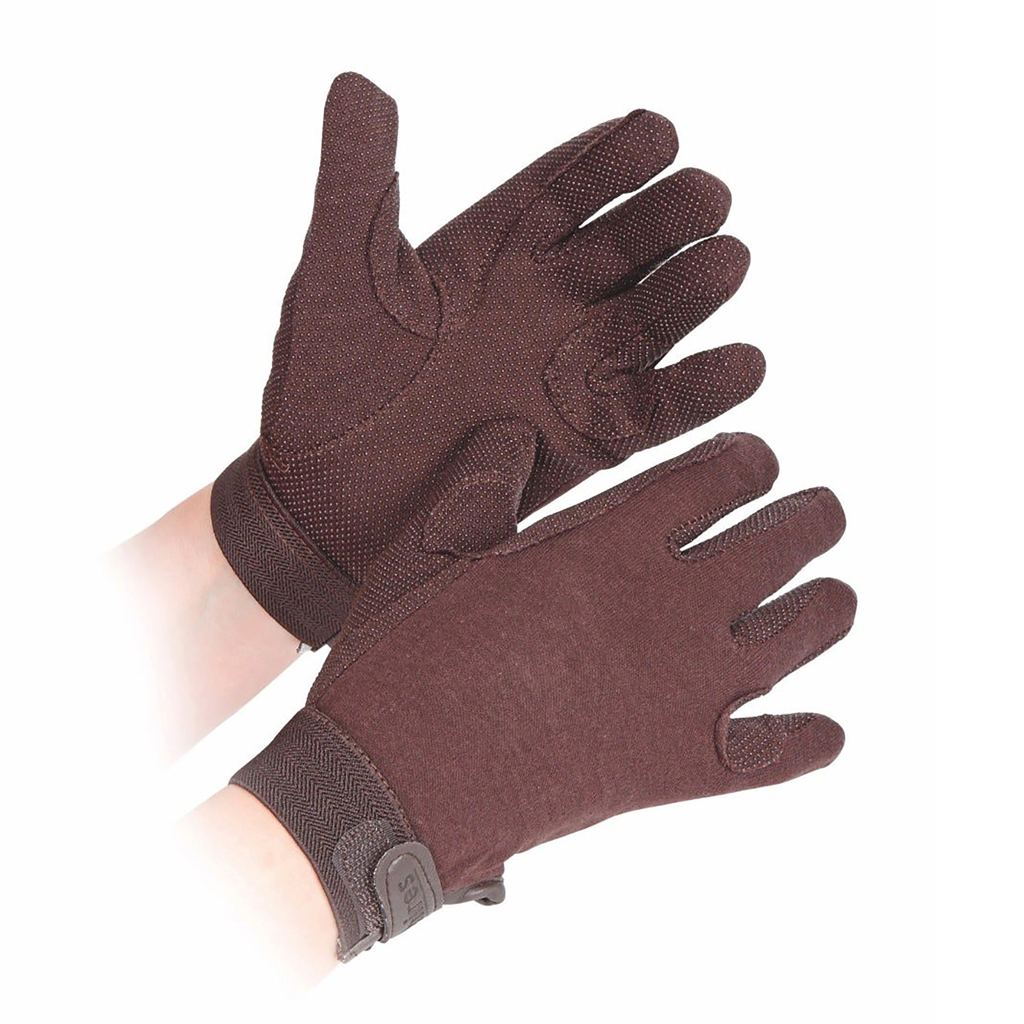 Adults Newbury Riding Gloves Brown