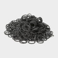 Mane Plaiting Bands Tub Black