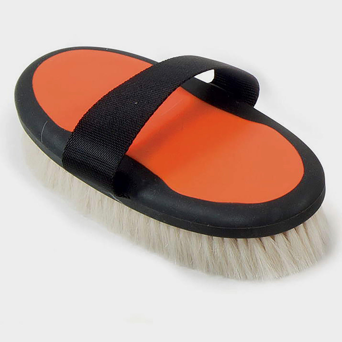 Body Brush with Goat Hair Orange
