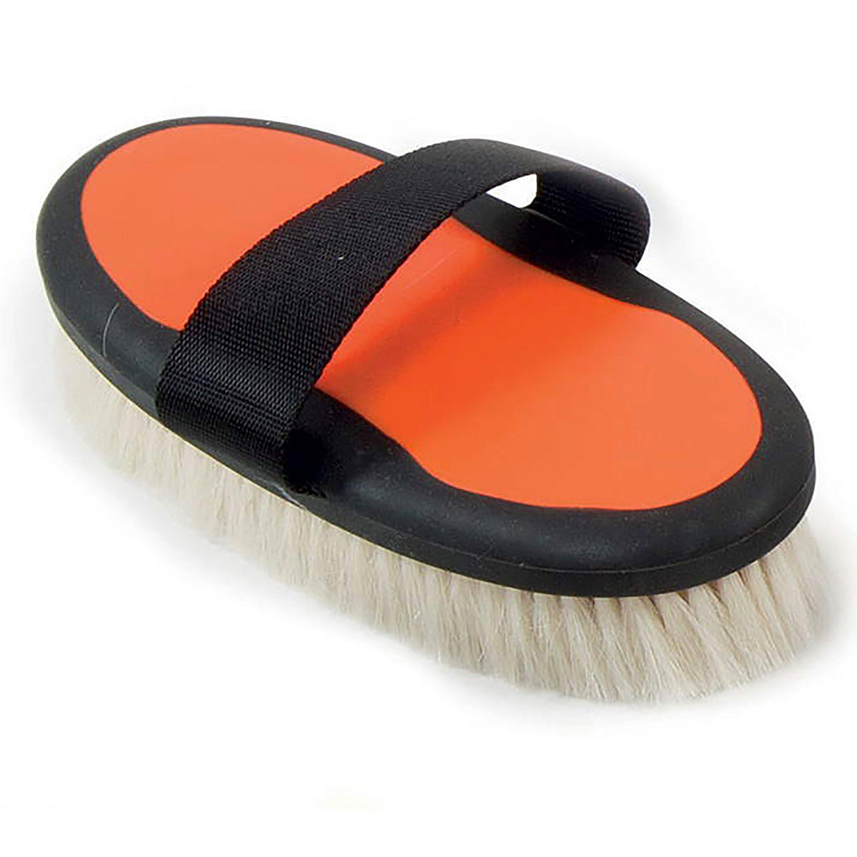 Body Brush with Goat Hair Orange