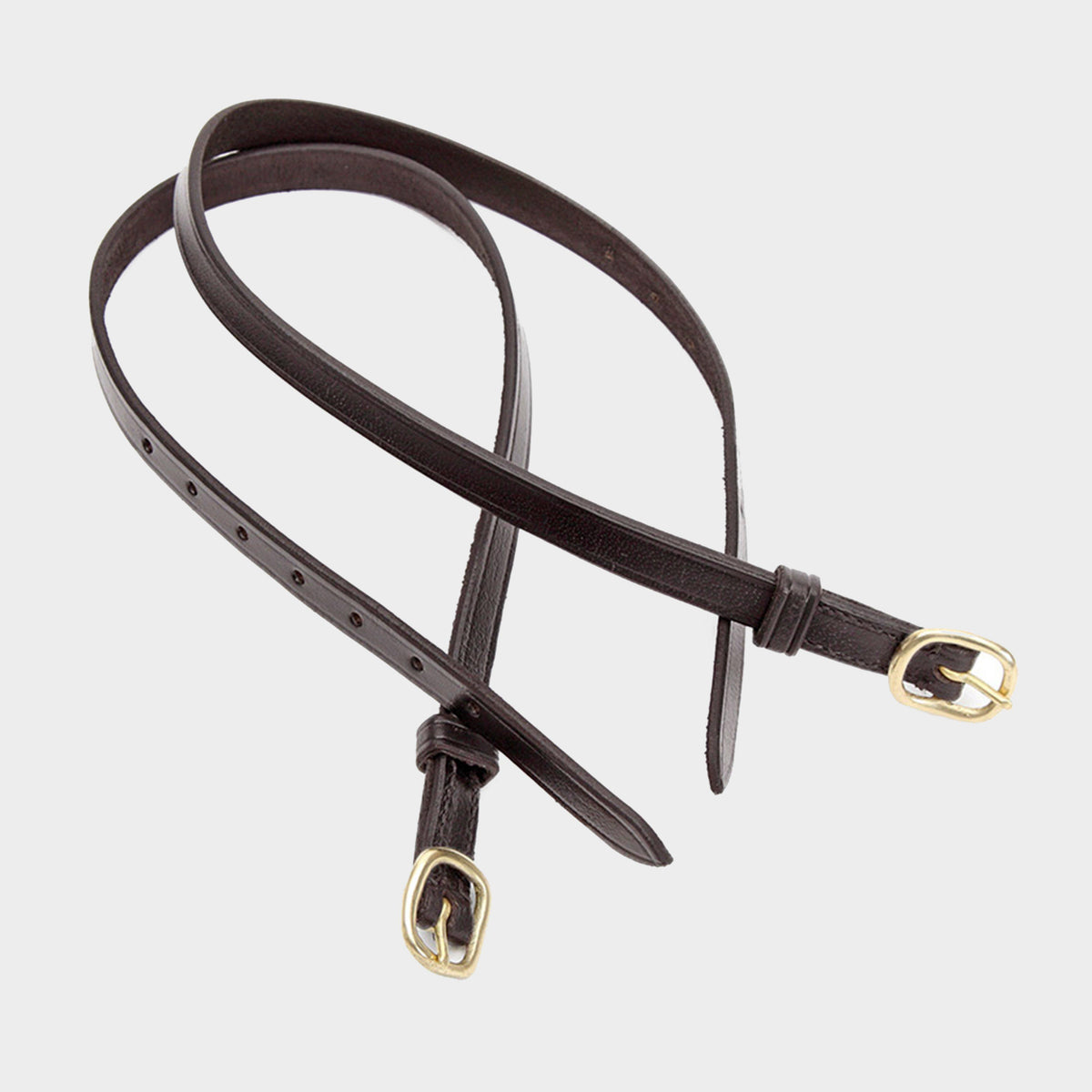 Childs Leather Spur Straps Havana