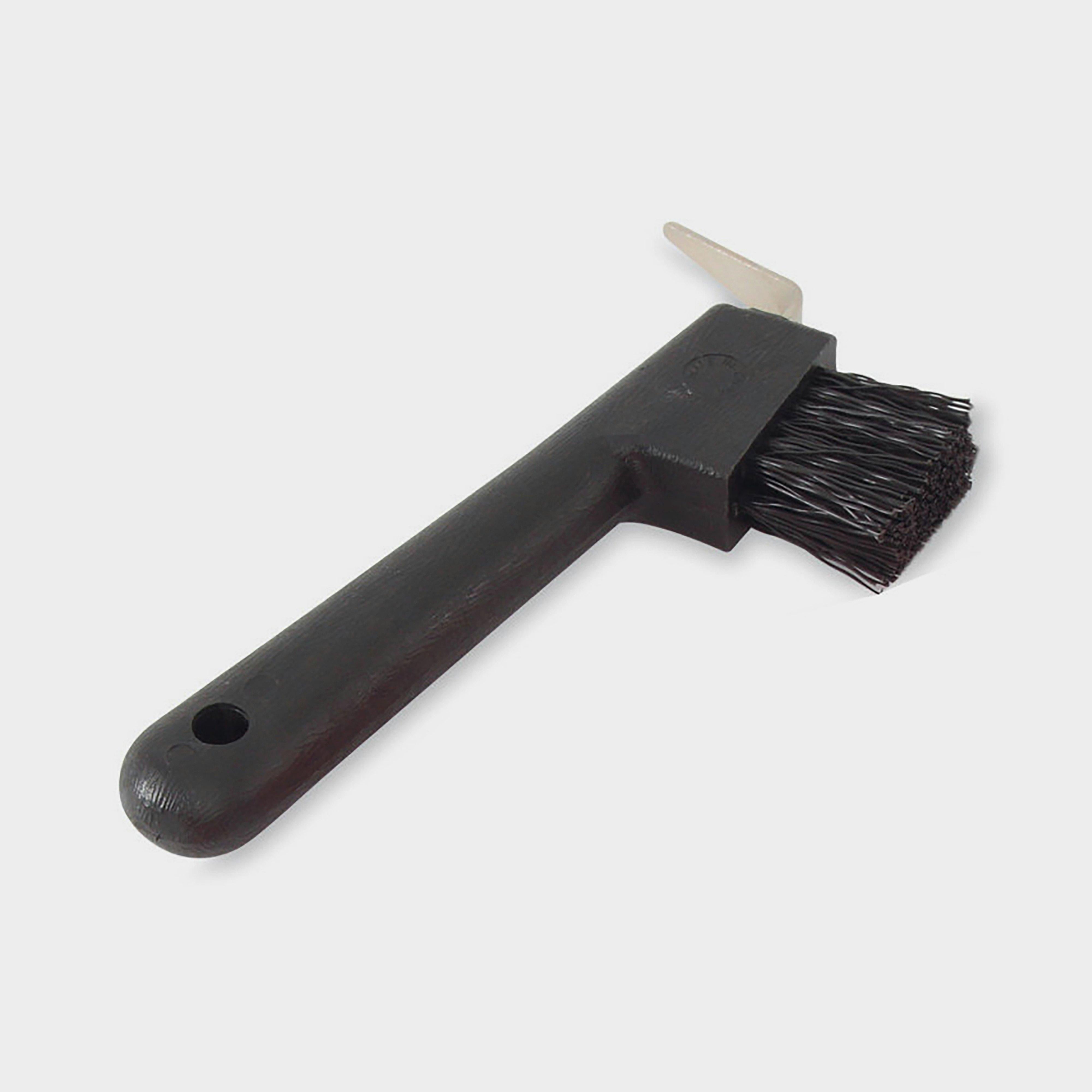 Hoof Pick & Brush Black