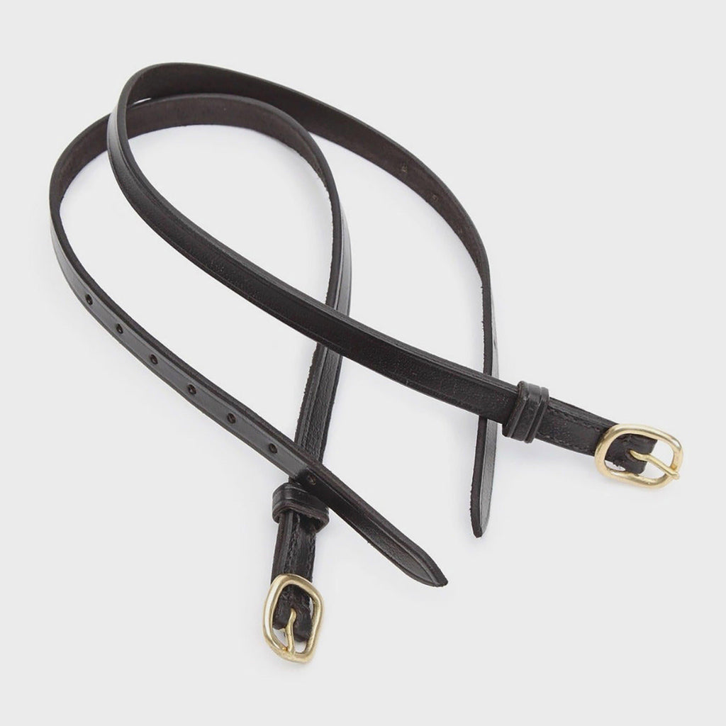 Adults Leather Spur Straps Havana