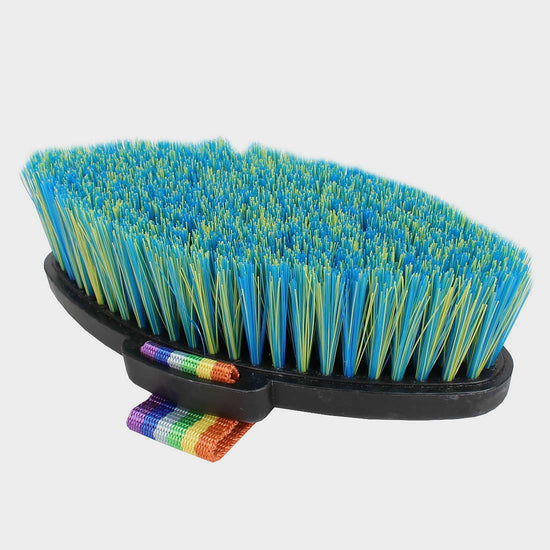 Ezi-Groom Shape Up Body Brush Blue/Yellow