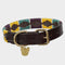 Drover Polo Dog Collar Yellow/Dark Green/Purple